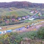 Chantier de forage dirigé pour Sogeroute au Luxembourg